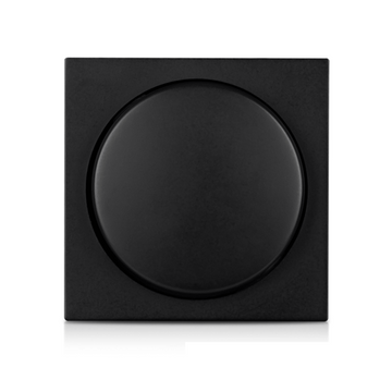 ION V1-serie mat zwart Schakel en afdekmateriaal