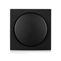 ION J1-serie Mat Zwart Schakel & afdekmateriaal