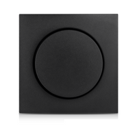 ION E1-serie mat zwart schakel & afdekmateriaal