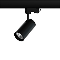 3-fase led railspots zwart