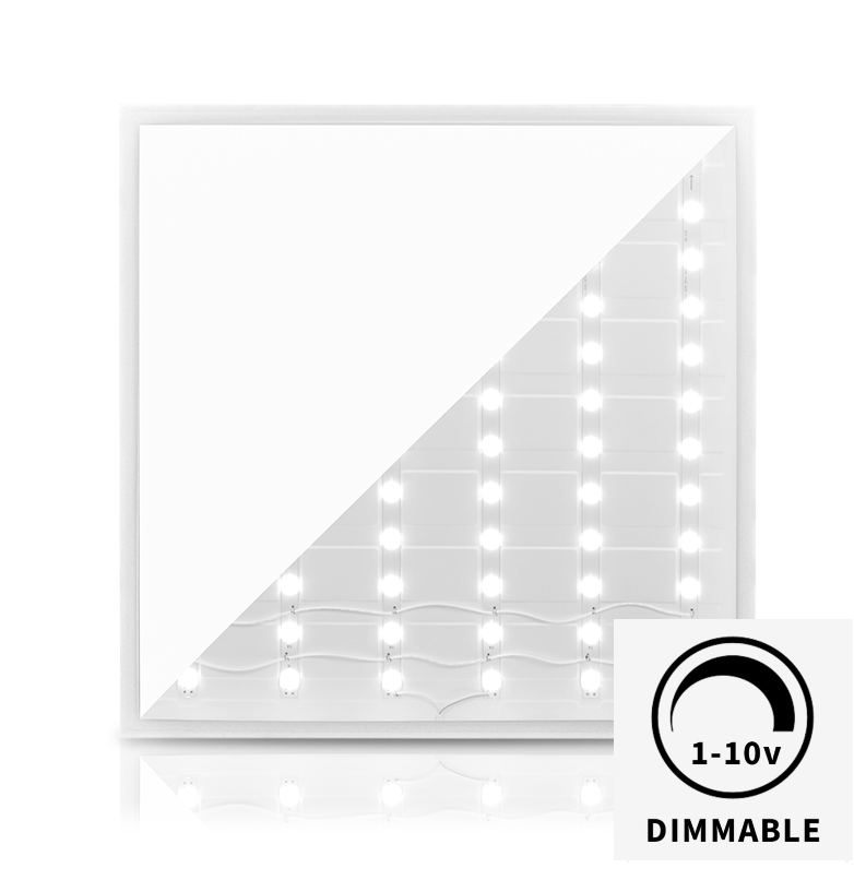 HINTERLEUCHTETES LED-PANEL 60x60CM | 1-10V DIMMBAR | 28W | 150lm/w