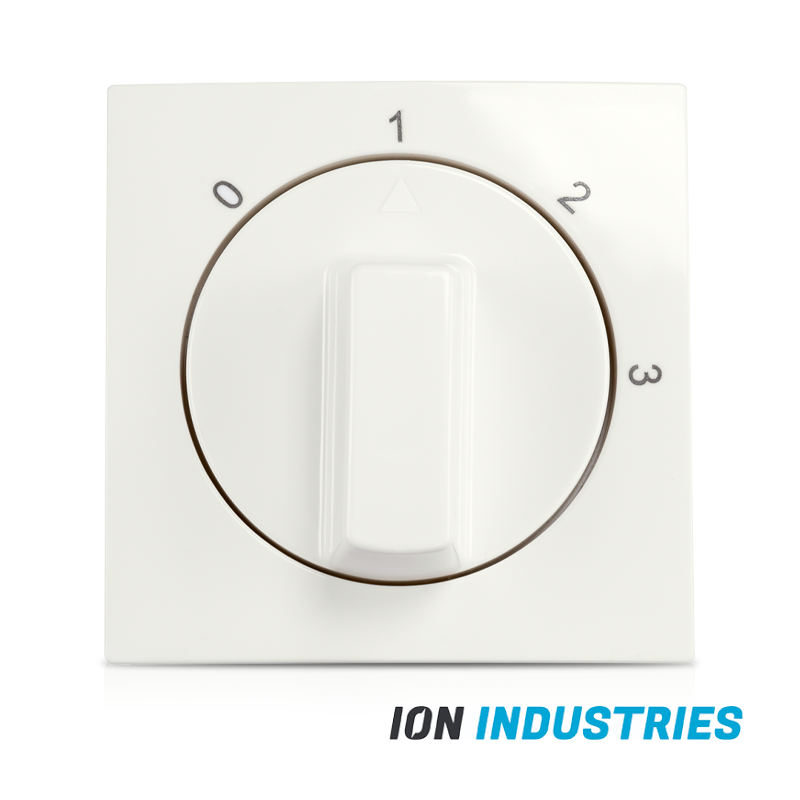 losse-centraalplaat-ion-industries-wit-draaiknop