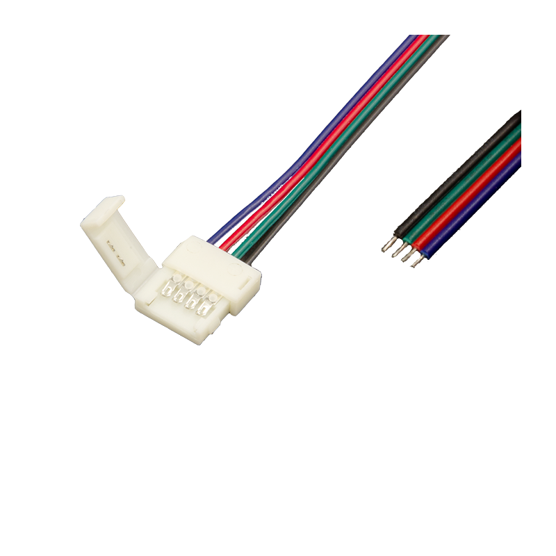 LED-STRIP-VERBINDER | STRIP ZU STROMVERSORGUNG | 4-PIN | 10MM | IP20 | 50CM