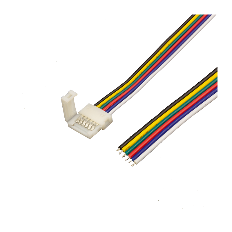 LED-STRIP-VERBINDER | STRIP ZU STROMVERSORGUNG | 6-PIN | 12MM | IP20