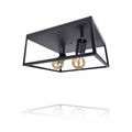 plafondlamp zwart industrieel