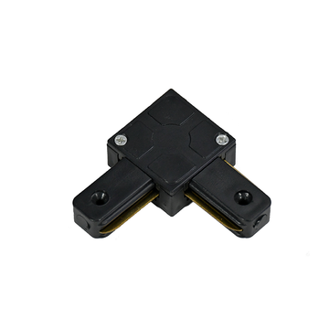 1-FASE RAIL L-VORM CONNECTOR ZWART