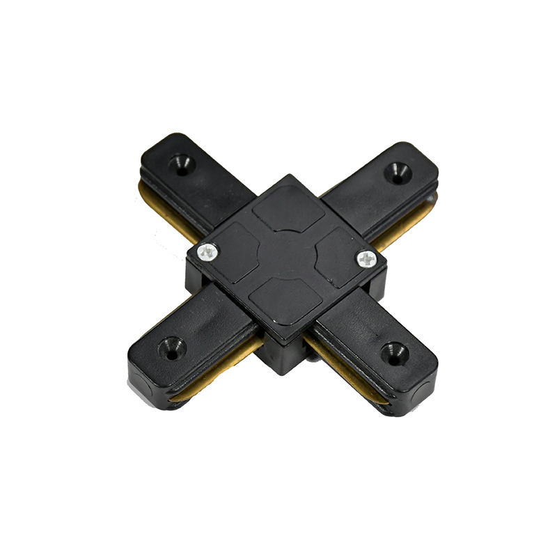1-PHASEN-SCHIENEN-X-VERBINDER SCHWARZ