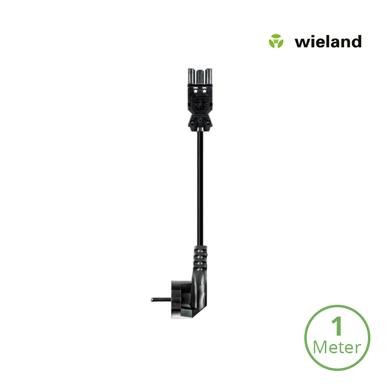 Wieland GST18/3P Netzkabel 1 Meter 3×1.5mm2