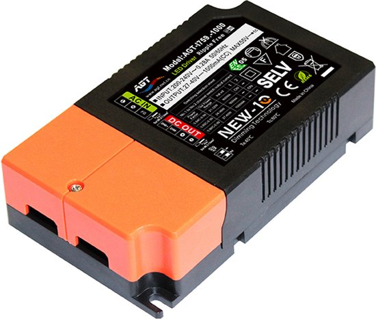 0-10V | AGT | DIM | LED DRIVER | 28-40W SWITCHABLE | 3 LEVEL 800-900-1000mA