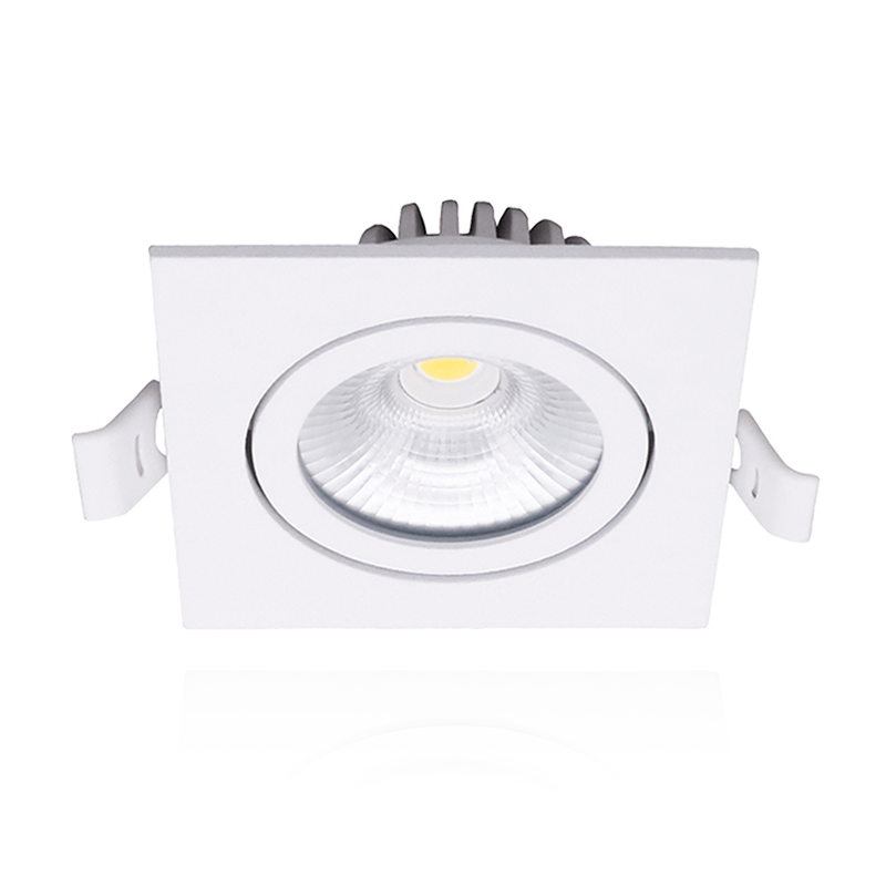 led inbouwspot vierkant wit kantelbaar