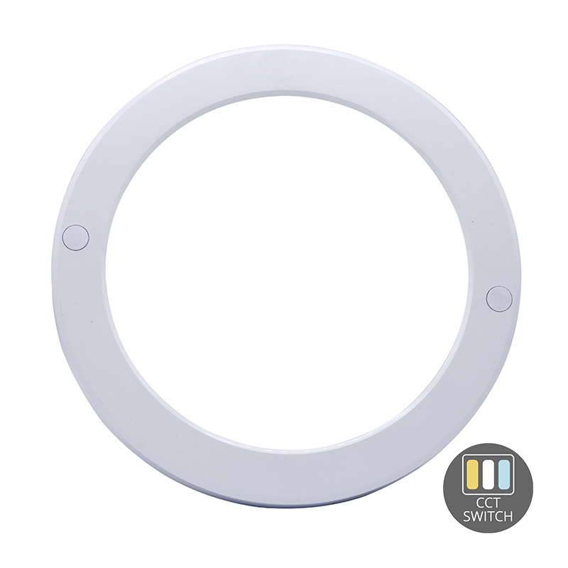 plafonniere wit downlighter cct switch