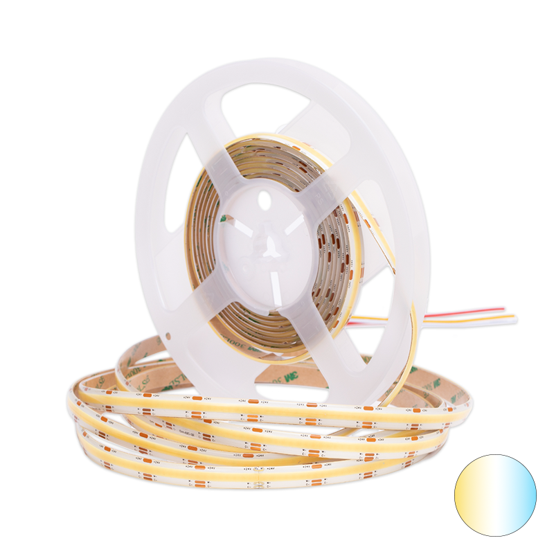 COB-LED-STREIFEN | 24V | IP65 | 5M | 14W/M | CCT