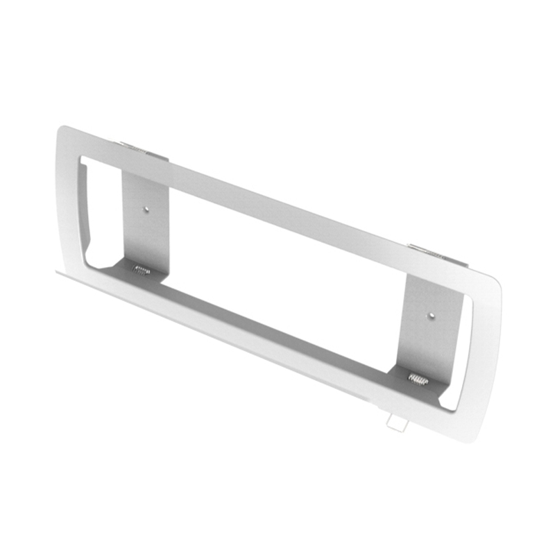 Inbouwframe voor noodverlichting pan wit