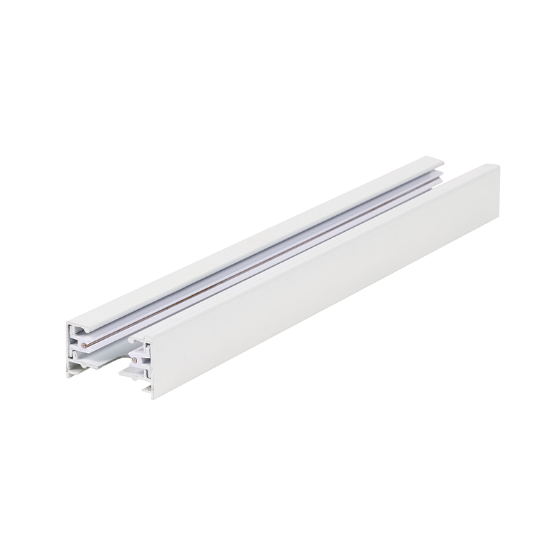 1-FASE RAIL | INCL. EINDKAP EN VOEDINGSCONNECTOR | WIT | 1M