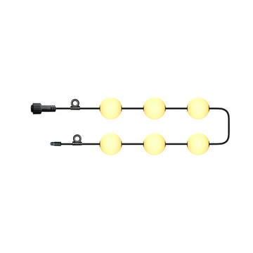 LICHTBOLLEN SNOER | 5.5M | 6 LICHTBOLLEN