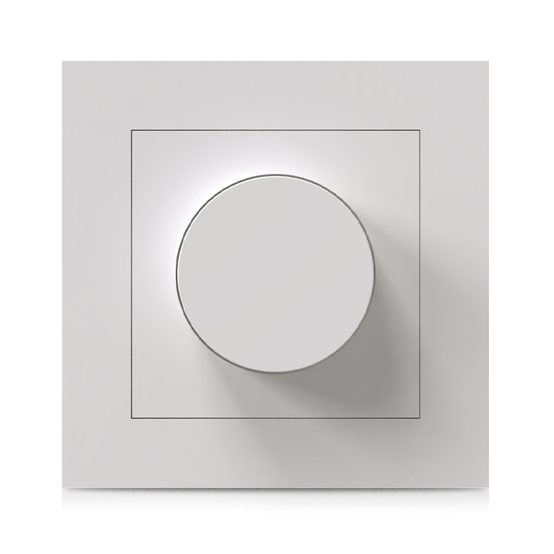 dimmer afdekplaat wit