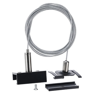 807610 | SYSTEEMPLAFOND PENDELSET | 2 METER | ZWART | VOOR 3-FASE RAILS