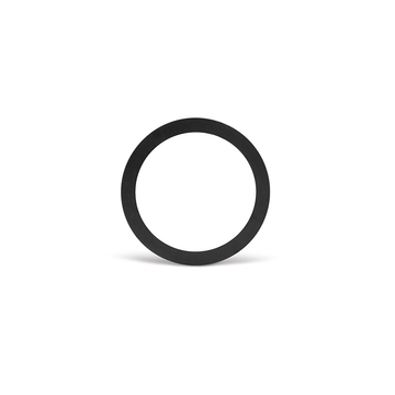 VERLOOPRING METAAL | ZWART | Ø180-224mm