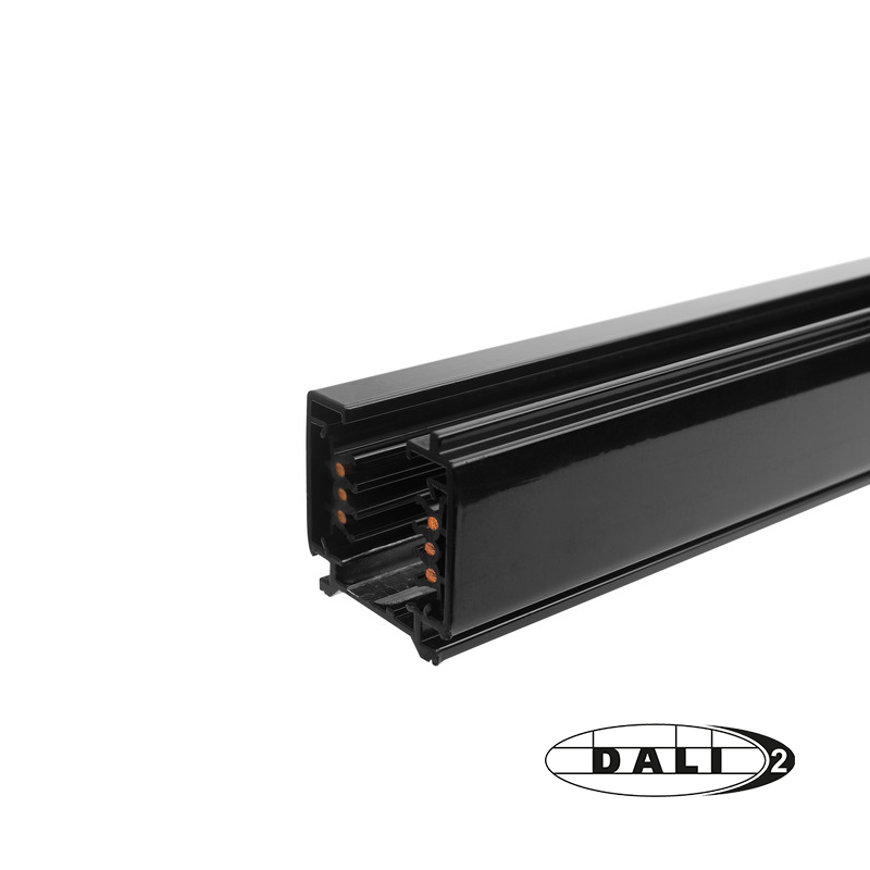 DALI 3-faserige Stromschiene | 100CM | SCHWARZ