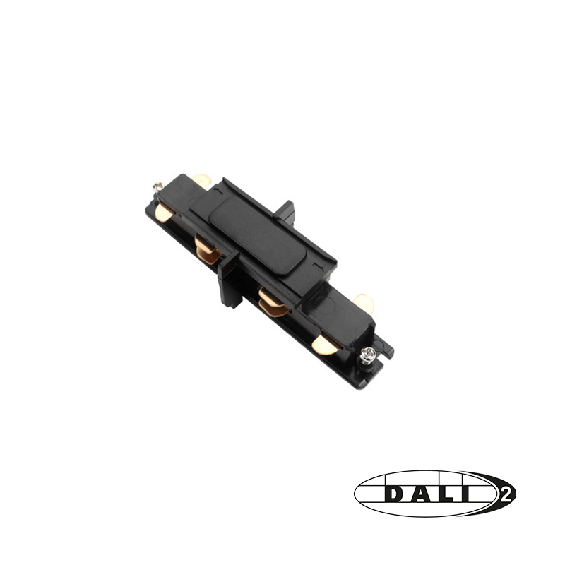 DALI 3-faserige Stromschiene | I-FÖRMIGER VERBINDER | SCHWARZ