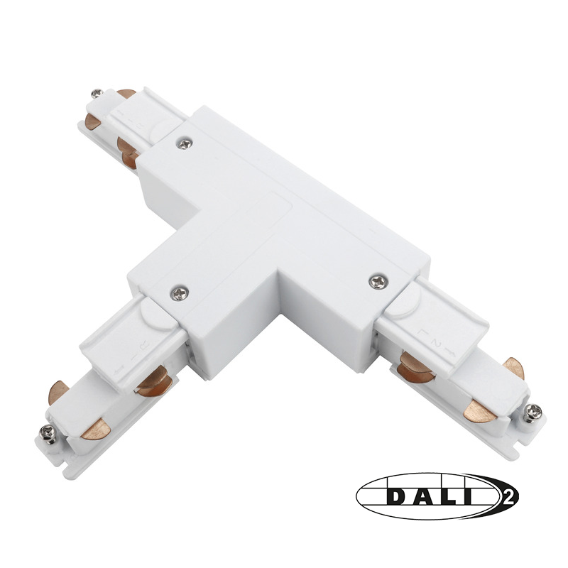 DALI 3-PHASEN-SCHIENE | T-FÖRMIGER ANSCHLUSS | LINKS-1 | WEISS