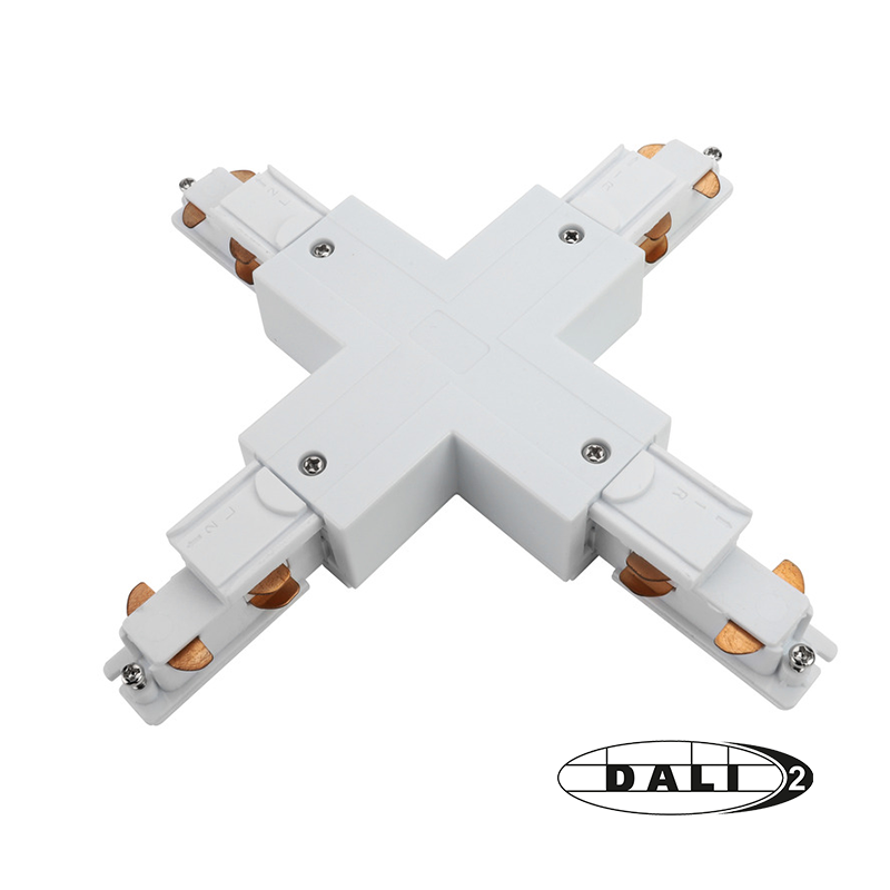 DALI 3-PHASEN-SCHIENE | X-FÖRMIGER ANSCHLUSS | WEISS