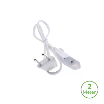 VERLENGKABEL | 2-POLIG | WIT | 2M