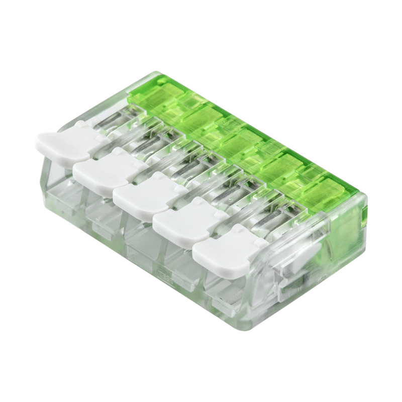 VERBINDUNGSKLEMME | UNIVERSAL | 5 DRÄHTE | 0.2–4.0 MM² | PRO 50 STÜCK
