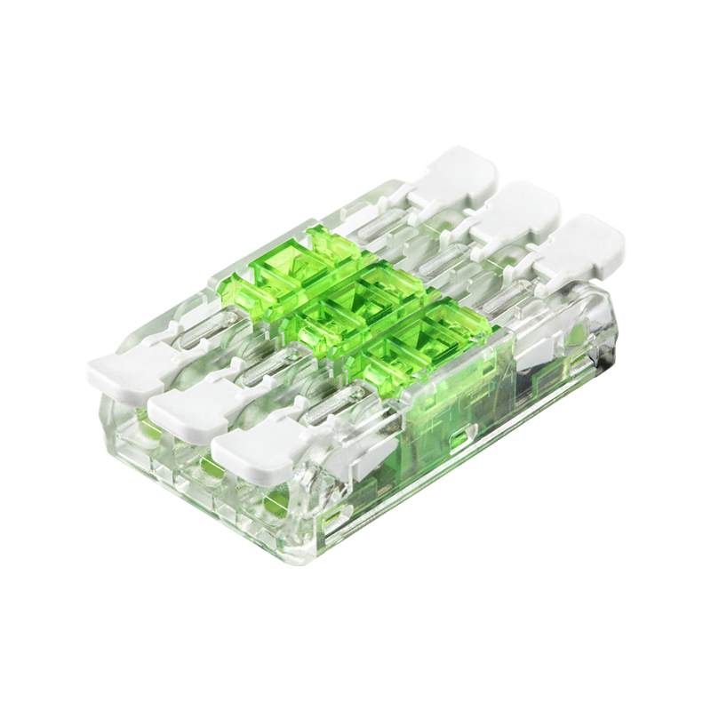 DURCHGANGSVERBINDUNGSKLEMME | UNIVERSAL | 3 DRÄHTE | 0.2–4.0 MM² | PRO 30 STÜCK