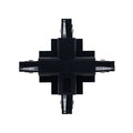 811860 INBOUW 3-FASE | X-VORM CONNECTOR | ZWART