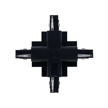 811860 INBOUW 3-FASE | X-VORM CONNECTOR | ZWART