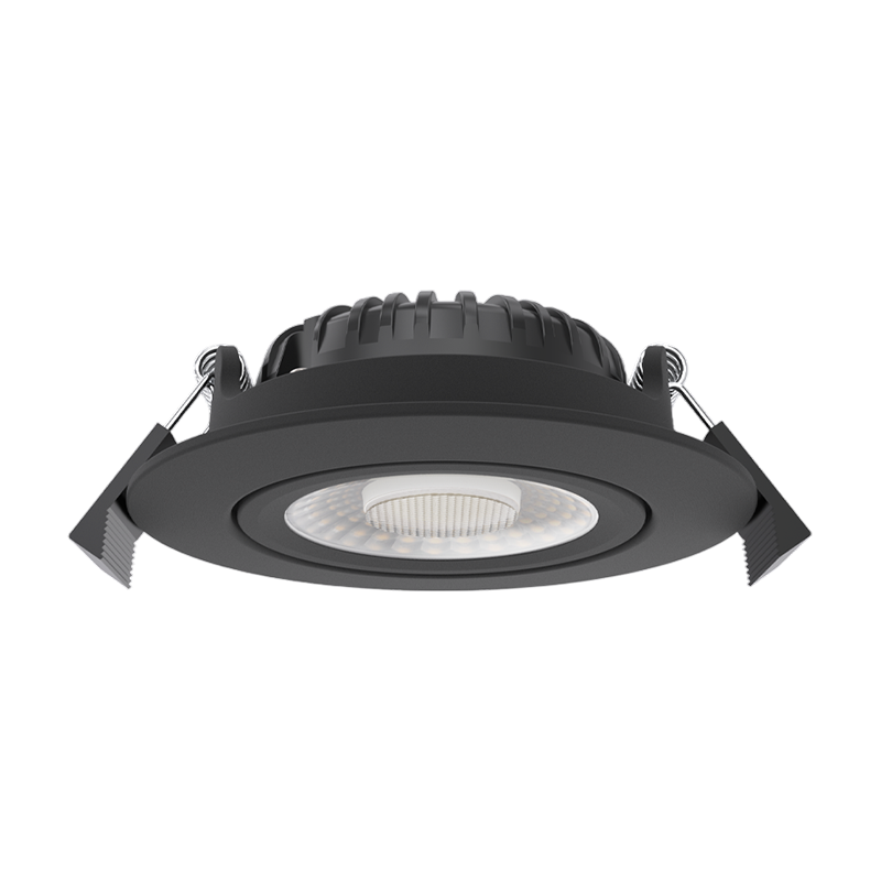 LED-EINBAUSTRAHLER | 5/7W | Ø83mm | DIMMBAR | CCT-SCHALTER | IP65 | SCHWARZ