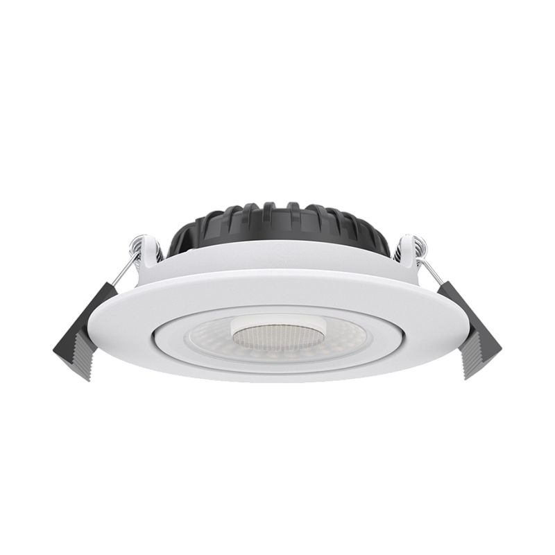 LED-EINBAUSTRAHLER | 5/7W | Ø83mm | DIM TO WARM + CCT-SCHALTER | IP65 | WEISS