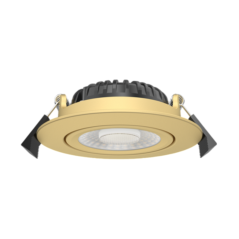 LED-Einbaustrahler | 5/7W | Ø83mm | DIMMBAR | CCT-SCHALTER | IP65 | GOLD