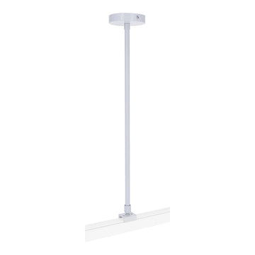 SPANNINGSRAIL OPHANGSYSTEEM | DRAADEIND | 30CM/60CM | WIT | 2 STUKS