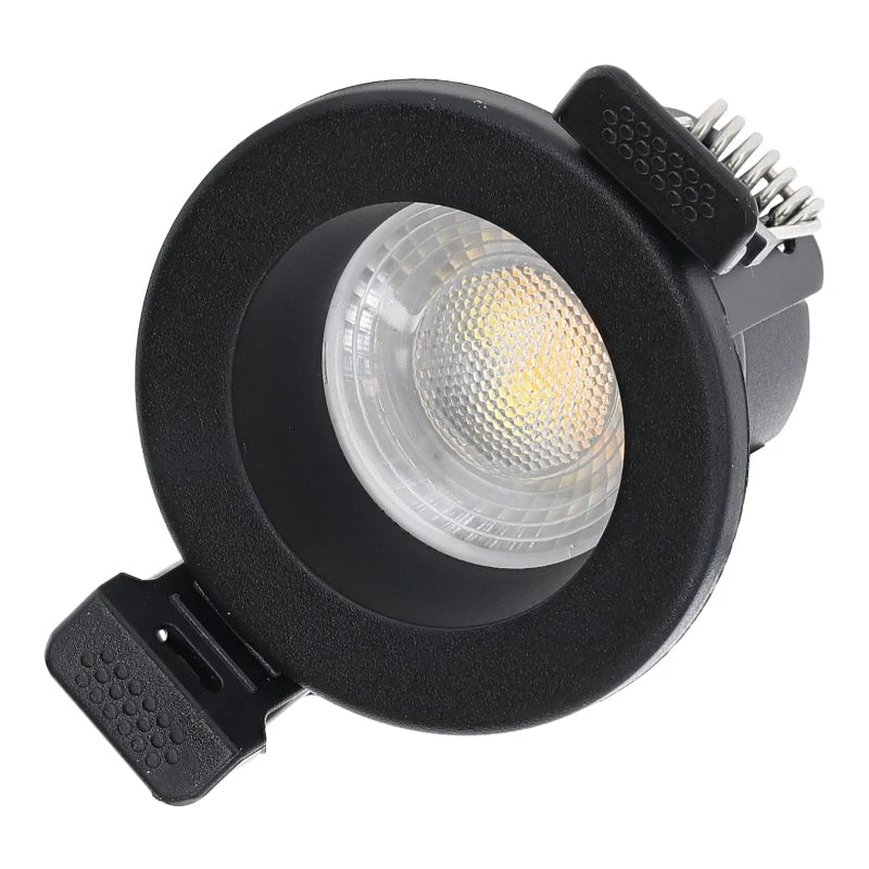 LED-Mini-Einbaustrahler | 4W | Ø55mm | Dimmbar | CCT-Schalter | IP65 | Schwarz