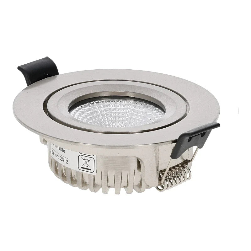 LED INBOUWSPOT | VARDA | SLIM-FIT | 4W/6W | DIM | ZILVER | CCT-SWITCH