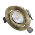 813956 | LED INBOUWSPOT | VARDA | SLIM-FIT | 4W/6W | DIM | BRONS | CCT-SWITCH