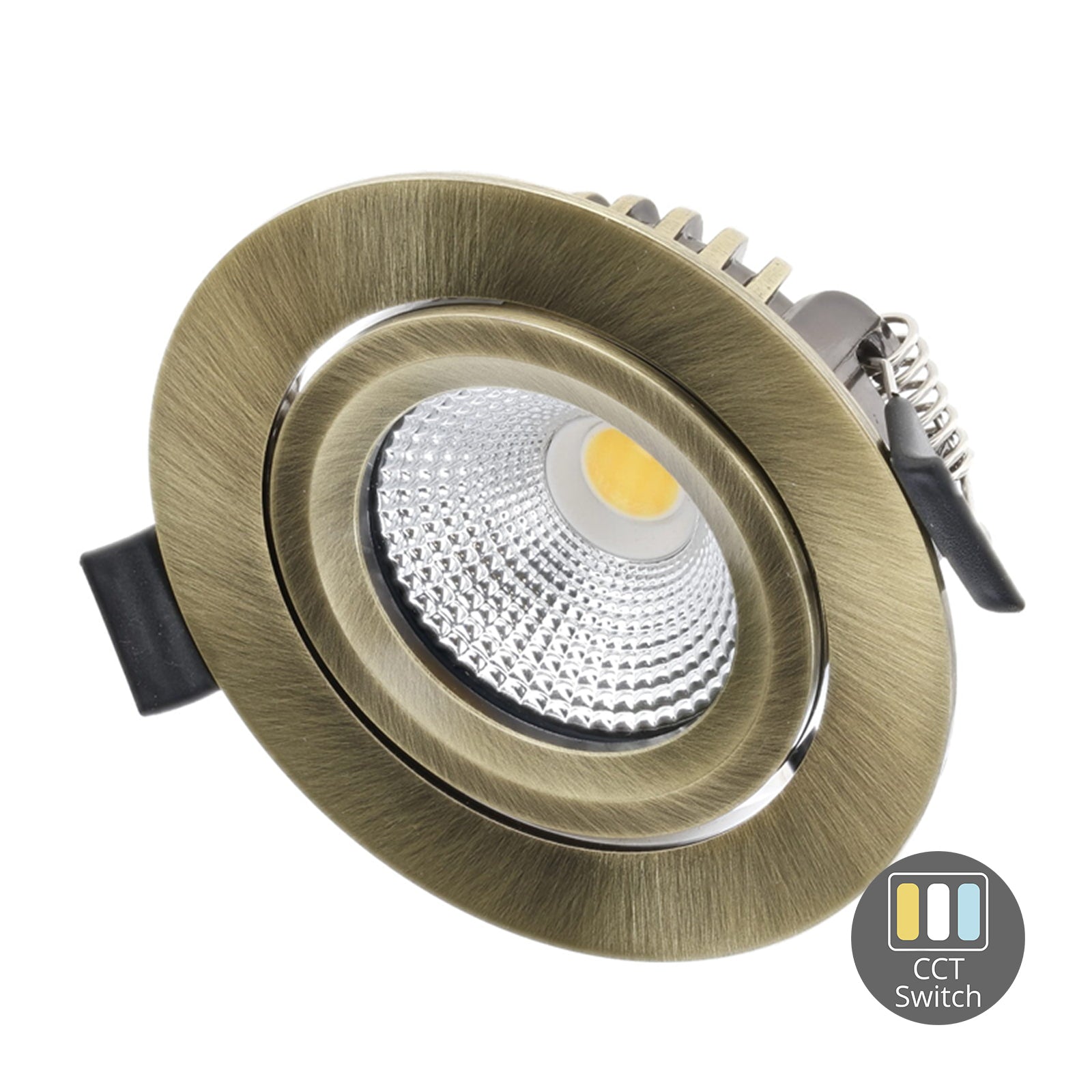 813956 | LED INBOUWSPOT | VARDA | SLIM-FIT | 4W/6W | DIM | BRONS | CCT-SWITCH