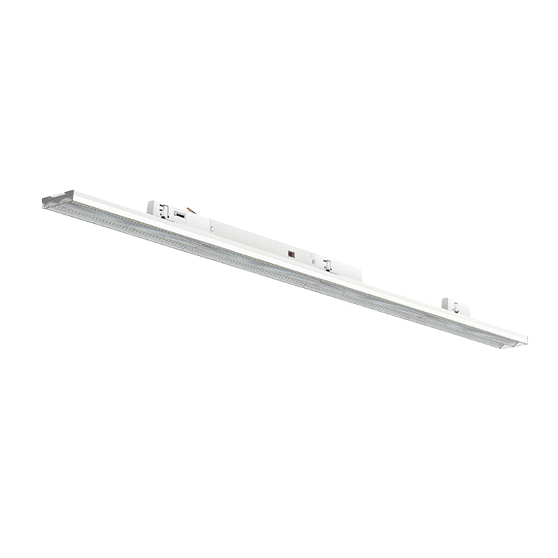 3-FASE RAILARMATUUR | TARVOS | KANTELBAAR | 120CM | 27W/32W/37W/42W | WIT | CCT-SWITCH | UGR<19