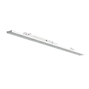 3-FASE RAILARMATUUR | TARVOS | KANTELBAAR | 120CM | 27W/32W/37W/42W | WIT | CCT-SWITCH | UGR<19