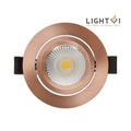 LIGHTVI | LED INBOUWSPOT | TURIN | SLIM-FIT | 4W/ 6W | DIM | BRONS | CCT-SWITCH