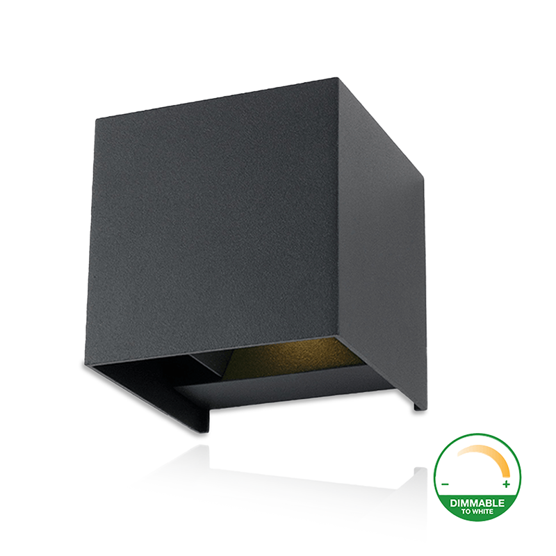 led cube grijs dimbaar