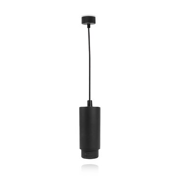 HANGARMATUUR OBERON ZWART GU10 MET VERSTELBARE LENS