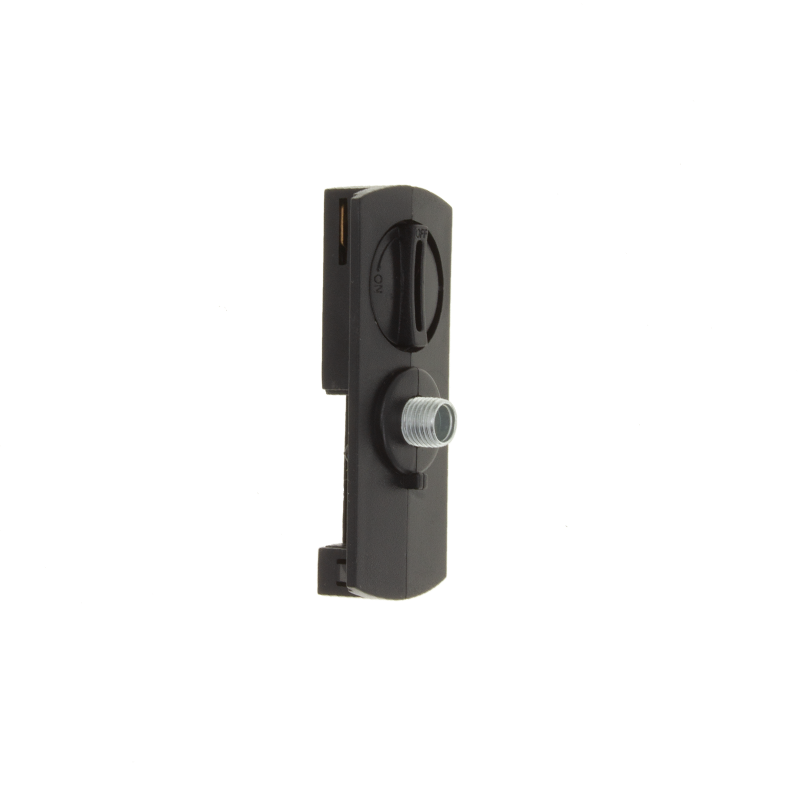 1-PHASEN-SCHIENE SLIM-FIT-ADAPTER SCHWARZ