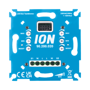 LED DUO TASTDIMMER | 2×0.3-150 WATT | ION INDUSTRIES