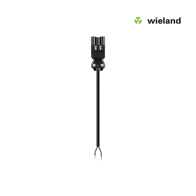 Wieland GST18I3 Anschlussleitung Stecker 0,75 MM² 0,5 Meter schwarz