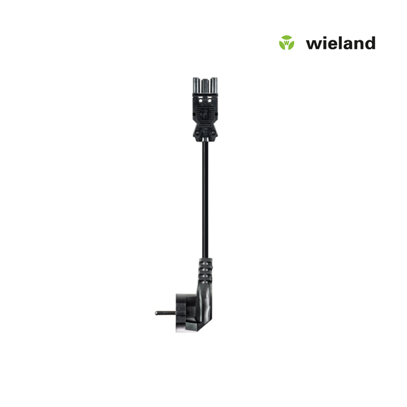 Wieland GST18I3 Netzkabel 1,5 MM² 3 Meter schwarz