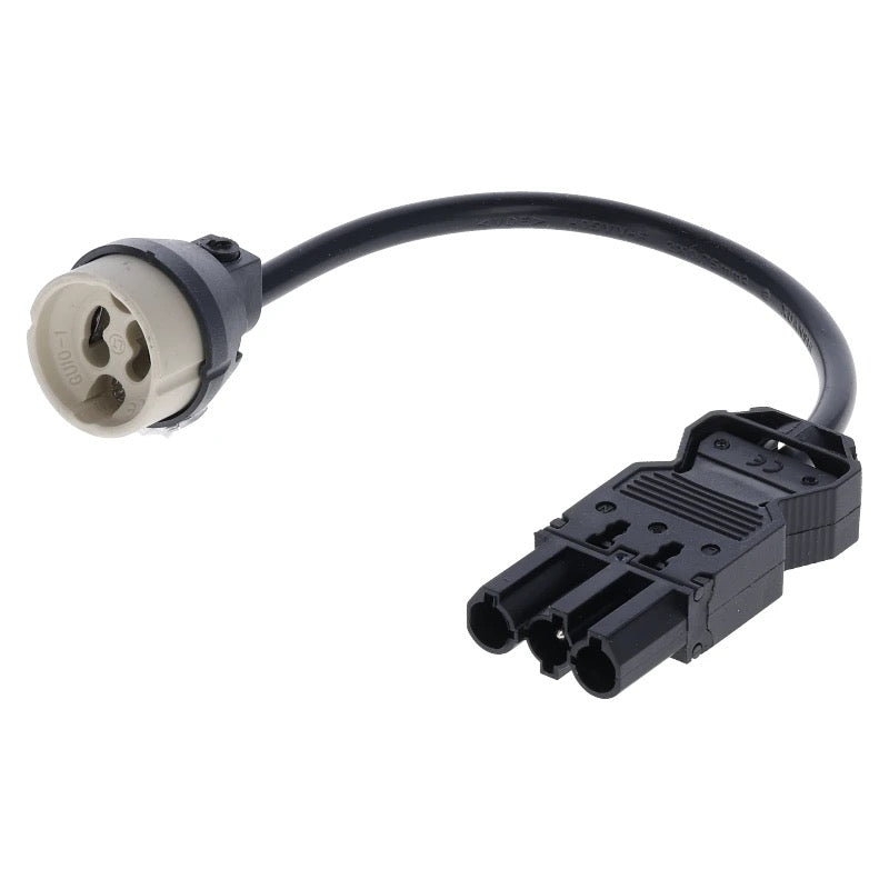 GU10-Fassung | mit 3-SWP-Stecker, männlich | 100CM