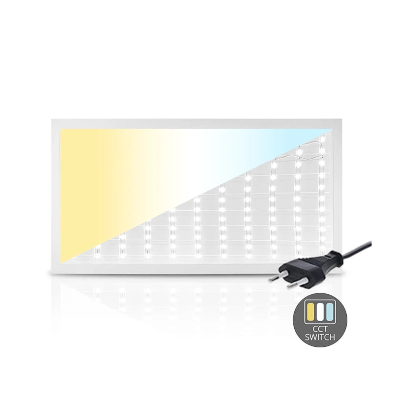 BACK-LIT-LED-PANEL | 120x60CM | 50W | CCT-SWITCH | MIT STECKER